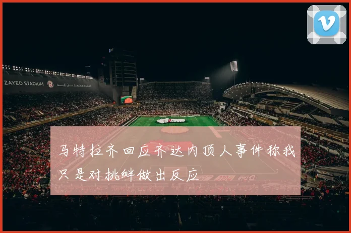 马特拉齐回应齐达内顶人事件称我只是对挑衅做出反应
